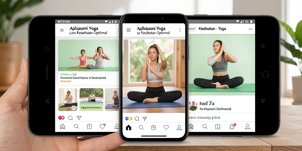 Antarmuka pengguna MT966 dengan fitur yoga yang komprehensif.